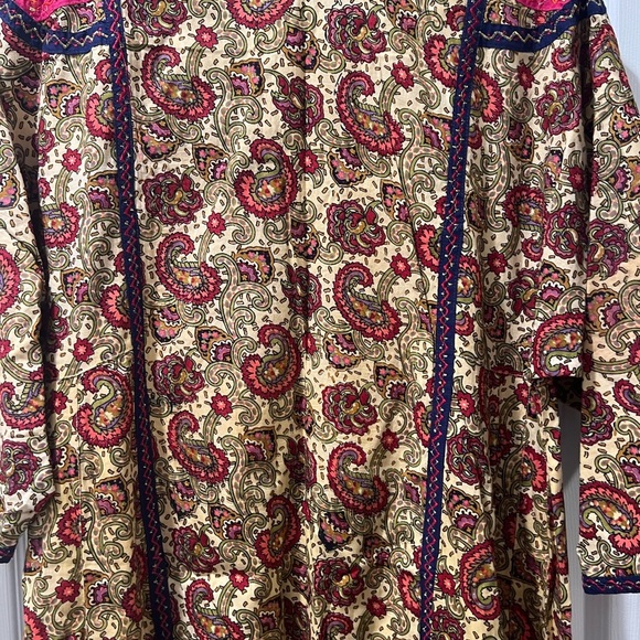 Beautifully Made Indian Kaftan Dress Large Salwar Kameez - Picture 4 of 7
